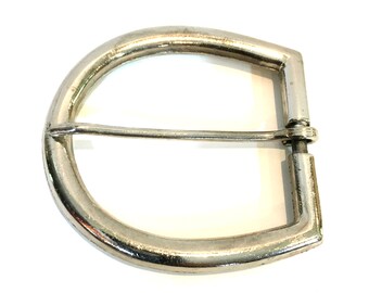 Vintage Heavy silver Belt Buckle