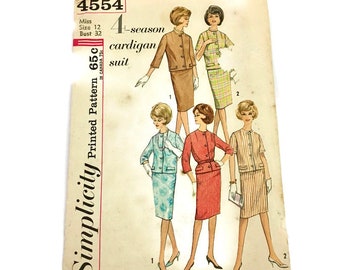 50s Vintage Simplicity  dress Pattern Size 12