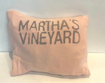 Handmade Martha's Vineyard souvenir Pillow
