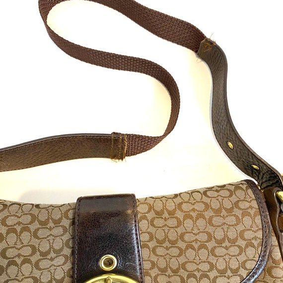 Vintage Modified Coach  Logo Pouch Bag Belt bag - image 7