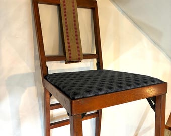 Reimagined Vintage Leg-O-Matic folding chair Airstream classic Mid Century