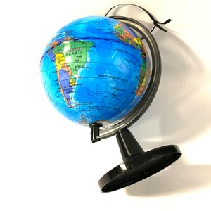 Plastic World Globe vintage ornament image 5