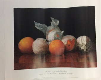 William J. Mccloskey,wrapped Oranges,art Prints,vintage Art,canvas