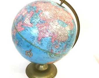 Vintage Cram's World Globe