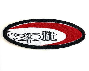 Vintage Split boomerang  embroidery Patch