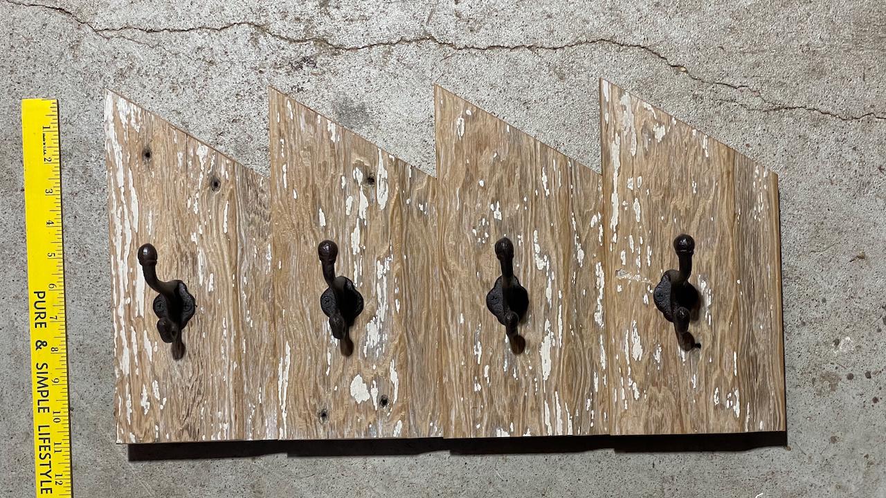 Porte-clés Ancien Sur Planche Bois - Artisanat Cordonnier - Fer à Cheval (occasion)