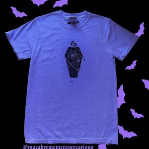 Vampire Linocut Print Shirt