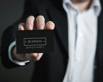 Printable Business Card Template|Business Card Template QR Code|Business Card Template Design|Canva Editable Card |Editable Business Card