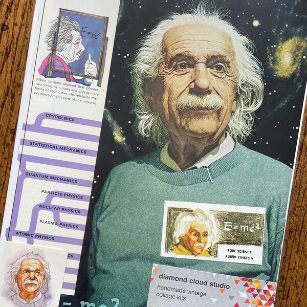 Einstein Scrapbook Etsy