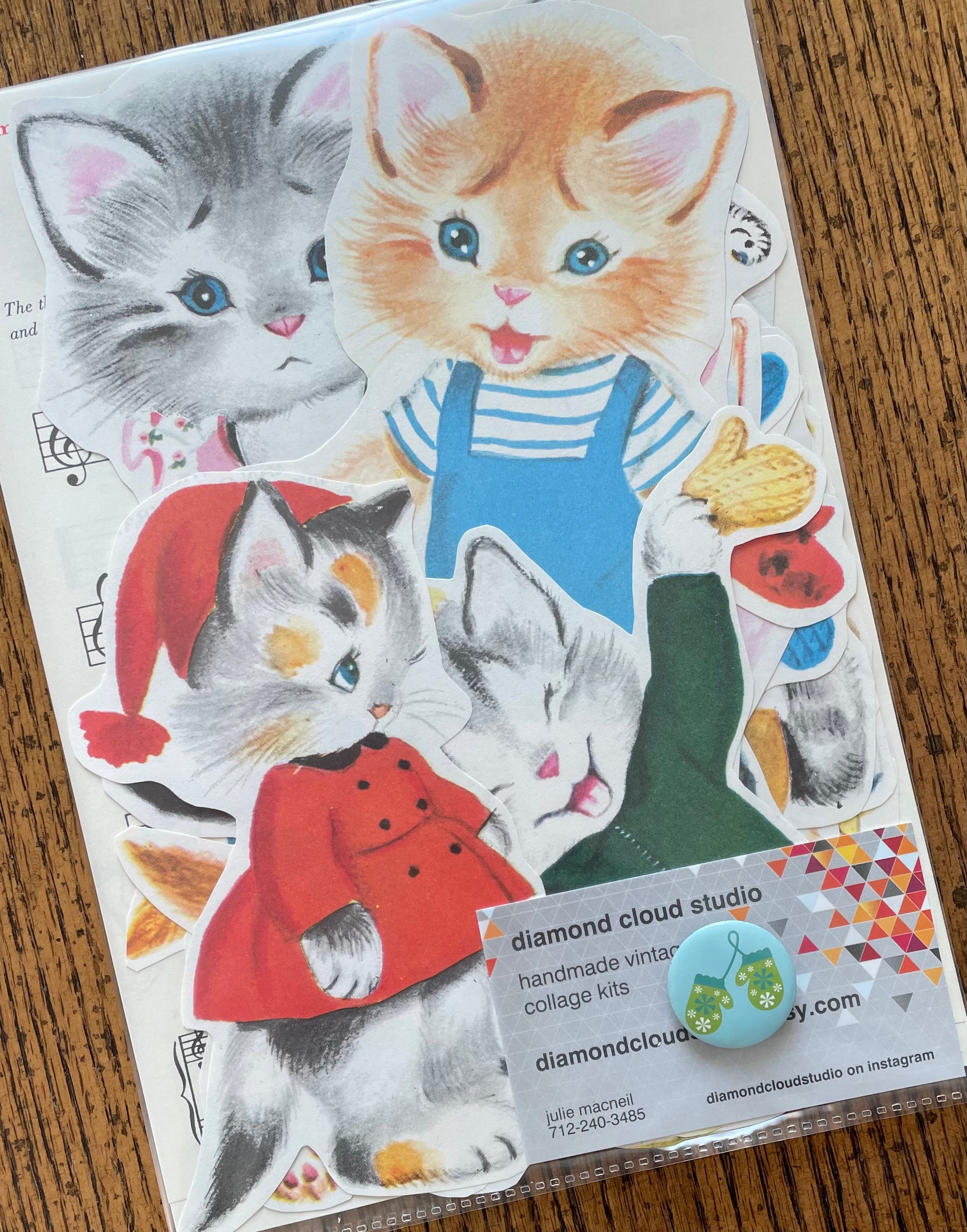 The Three Little Kittens Who Lost Their Mittens Vintage Etsy