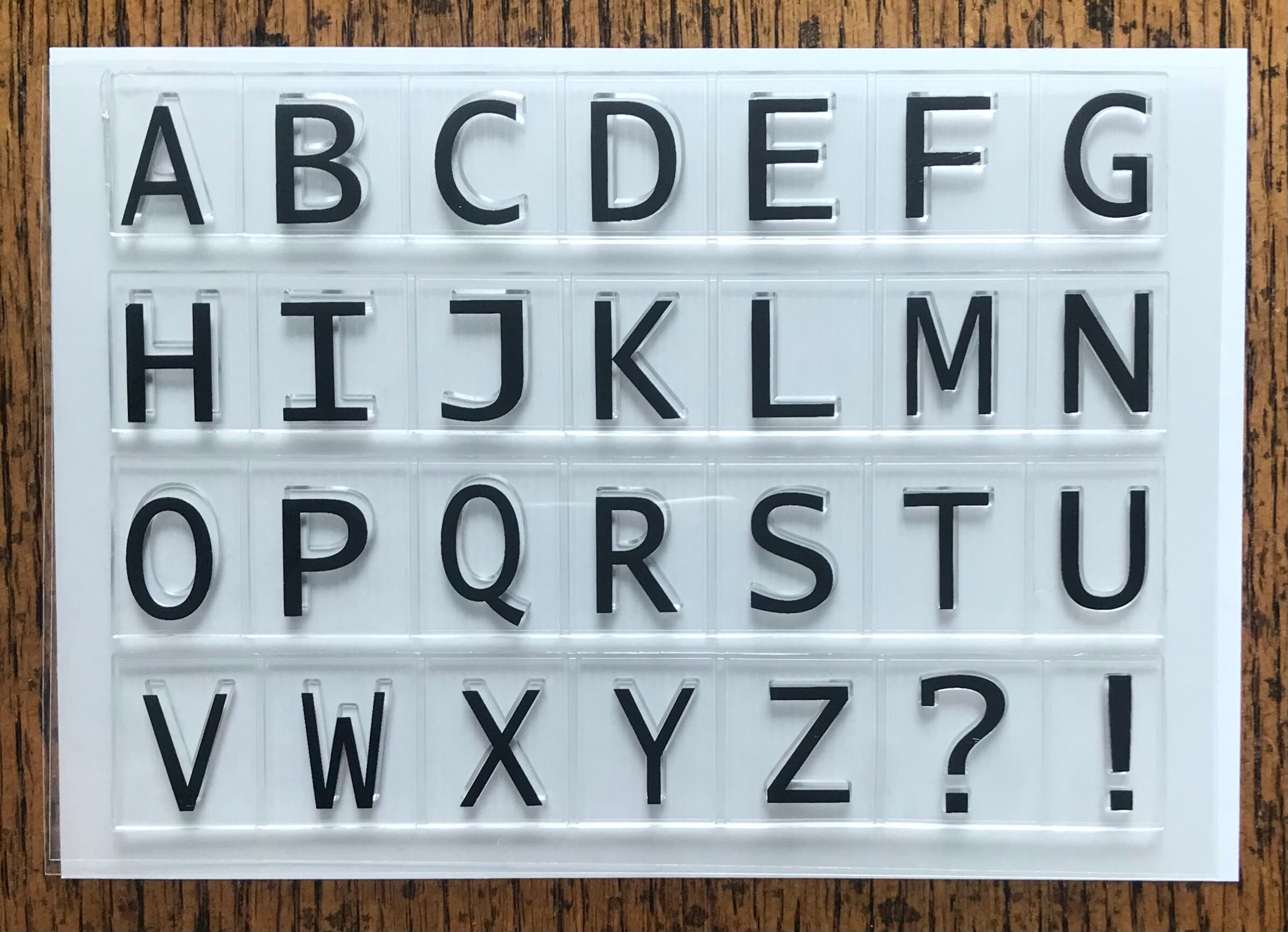 Alphabet Clear Stamp Set Perfect for Planners Scrapbooks and Etsy