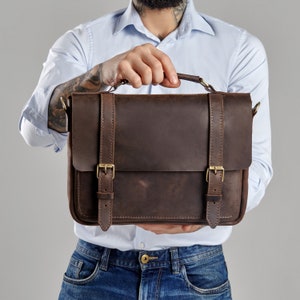 Maletín de cuero femenino, maletín de cuero para damas, Maletín de cuero para hombres, bolso de las señoras portátil,Bolso de cuero portátil