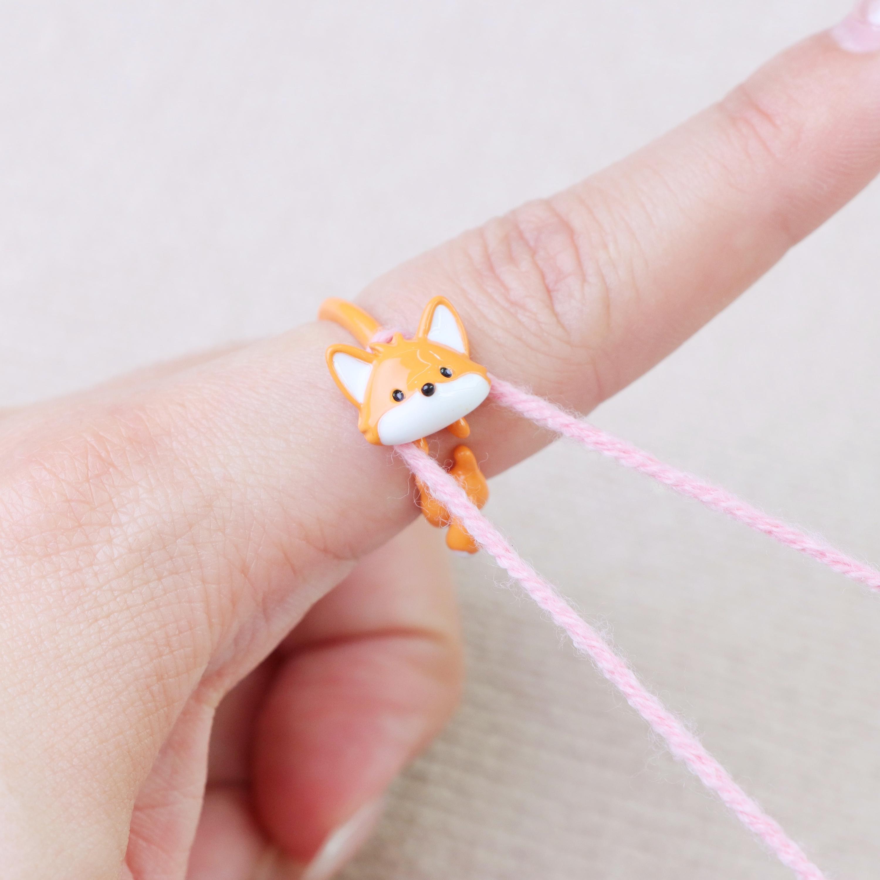 Crochet Thread Guide Yarn Tension Ring - Adjustable Crochet Thread Guide , Crochet Tension ...