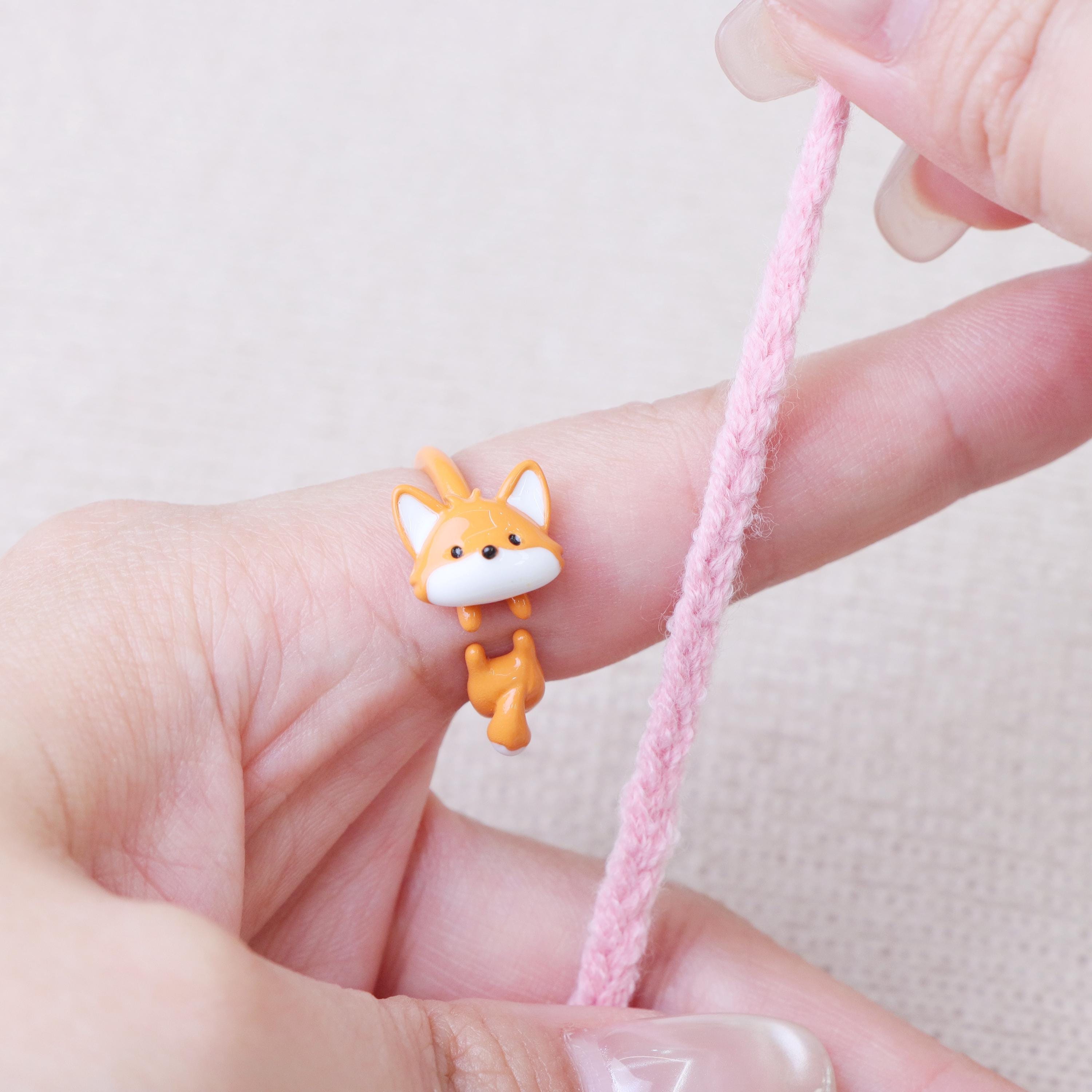 Crochet Thread Guide Yarn Tension Ring - Adjustable Crochet Thread Guide , Crochet Tension ...