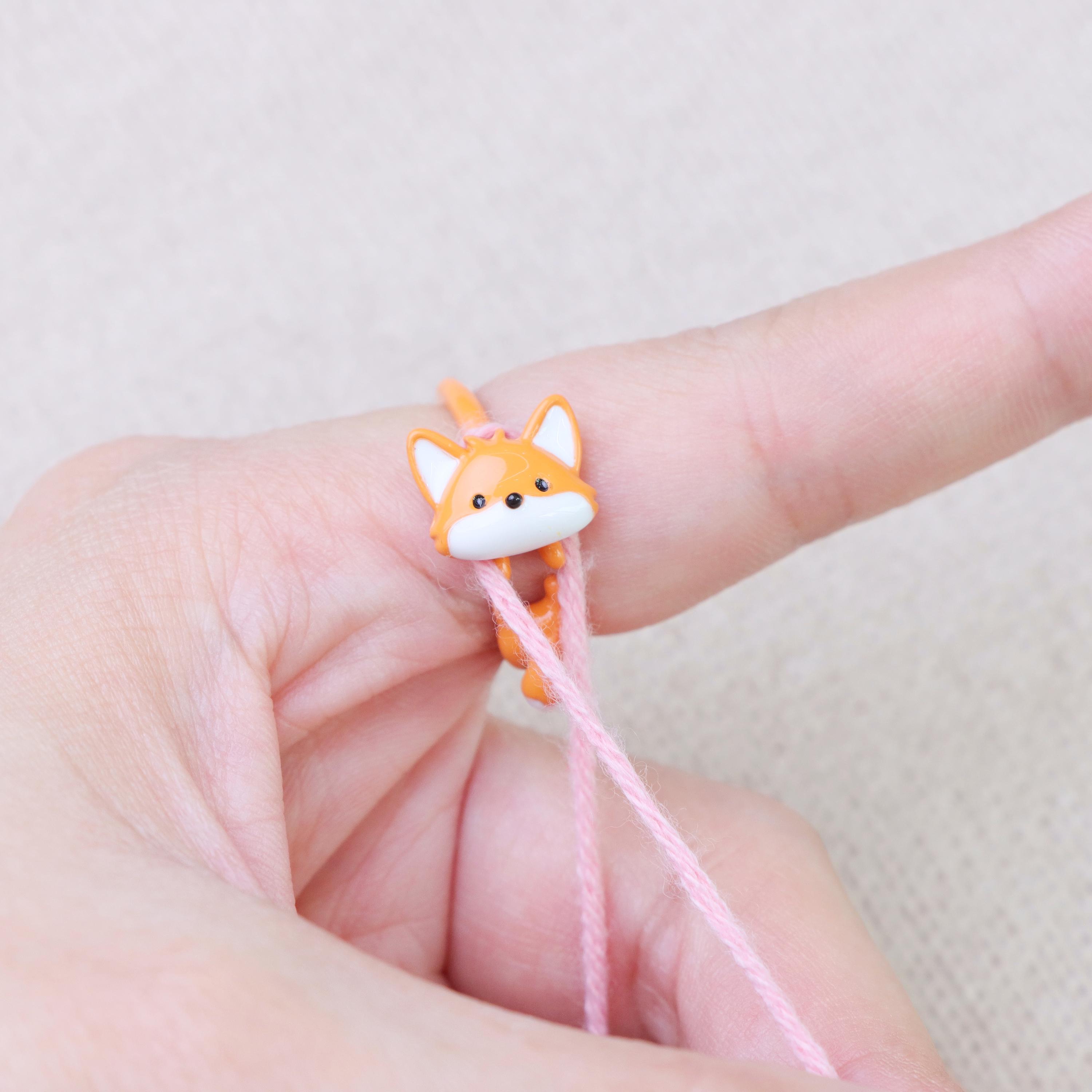 Crochet Thread Guide Yarn Tension Ring - Adjustable Crochet Thread Guide , Crochet Tension ...