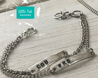 DOUBLE Fork Tine Custom Bracelet