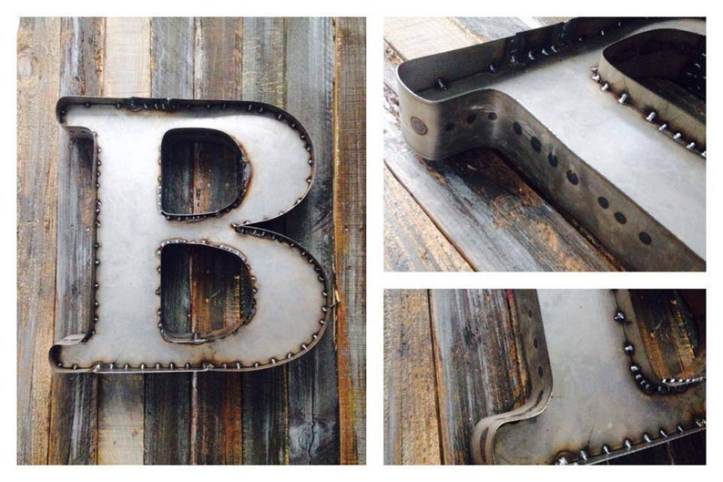 19 Inch Bare Steel Letter or Number image 1