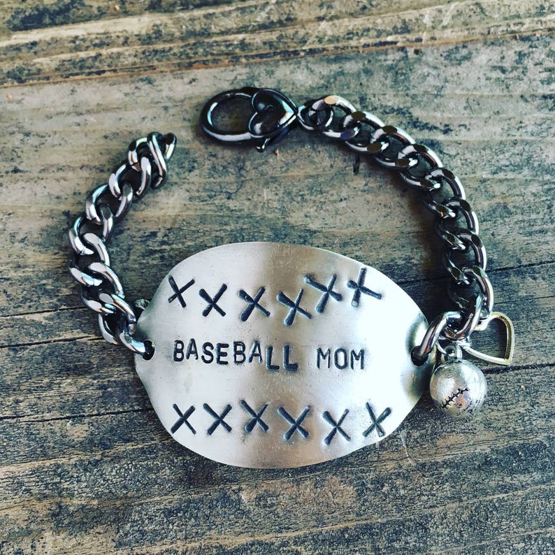 Baseball Mom Spoon Bracelet image 1