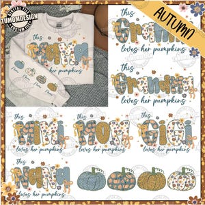 This Mama Loves Her Pumpkins Png, Preppy Fall Mama Png, Fall Pumpkin Png, Autumn Mama Png, Thankful Mama, Pumpkin Season, Sublimation File