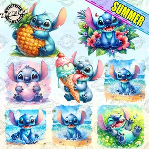 Bundle Cute Blue Monster Png, Funny Cartoon Png, Movie Cartoon Png, Character Blue Monster Png, Summer Png, Gift For Kids, Sublimation File
