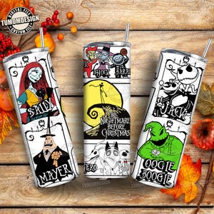 Nightmare 20oz Tumbler Skinny Wrap Png, Halloween Character, Halloween Movies 20Oz Tumbler Wrap, Horror Halloween Tumbler, Sublimation File