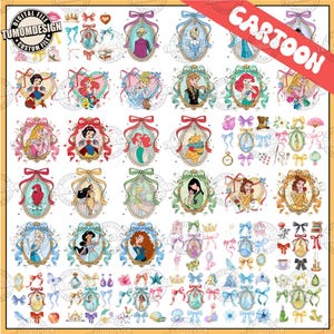 50+ Movie Cartoon Png Bundle, Princess Movie Png, Kids Princess Png, Retro Character Cartoon Png, Girls Princess Movie Png, Sublimation File