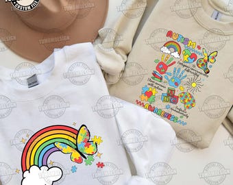 Retro Autism Awareness Png, Autism Shirt Png, Autism For Kid Png, It's Ok To Be Different , Mom Mama Png, Autism Month Png, Sublimation File