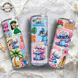 Blue Monster Character 20 OZ Tumbler Wrap Design, Blue Cartoon  Skinny Straight Wrap, Cartoon 20 OZ Tumbler Wrap Png,  Sublimation File