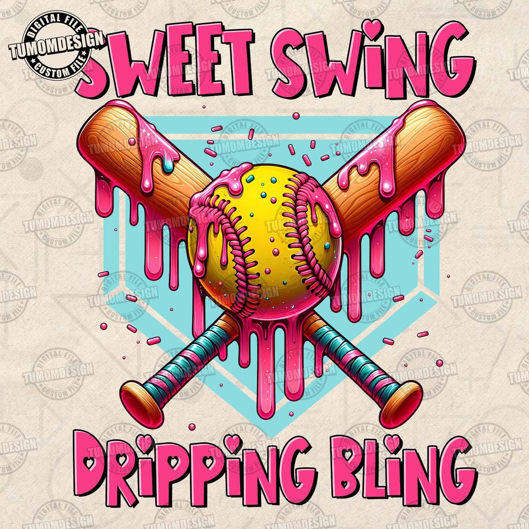 Respect the Drip Softball PNG, Softball Drip PNG, Ice Cream Drip ...