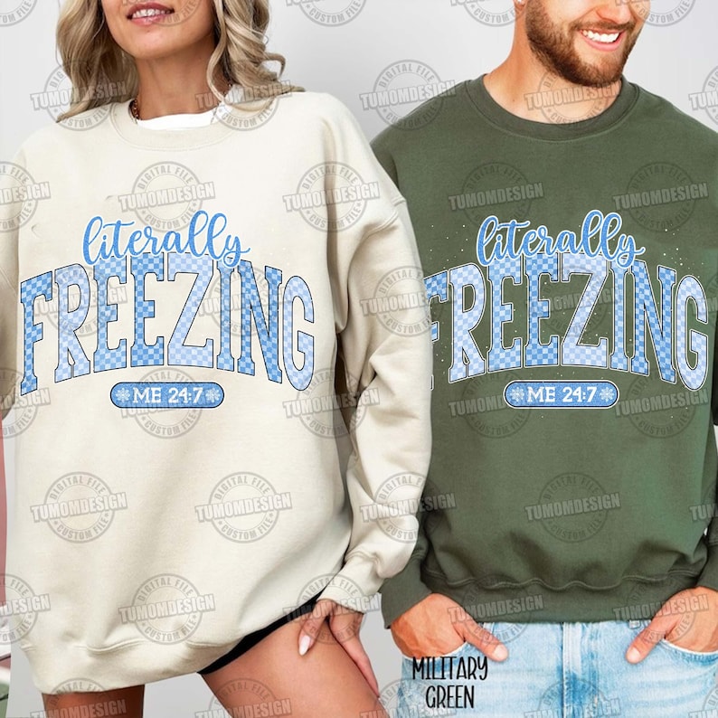 Retro Literally Freezing Png, Cozy Frozen Winter Png, Hello Winter Png ...