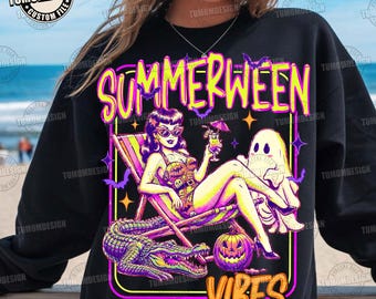 Summerween Png, Skeleton Png, Funny Halloween Png, Halloween Summer Png, Skeleton Summer Png, Summerween Pumpkin Png, Sublimation File