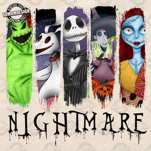 Halloween Nightmare Lovers Png, Halloween Nightmare Movies Png, Spooky Season Png, Trick Or Treat Png, Horror Halloween, Sublimation File