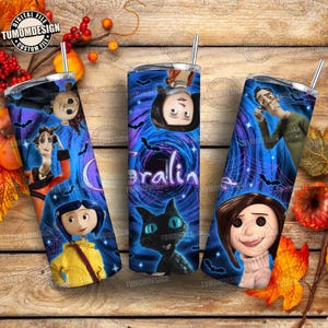 Halloween Horror Movie 20oz Tumbler Design Png, Halloween Character Straight Tumbler Design, Eyes Halloween Tumbler, Sublimation File