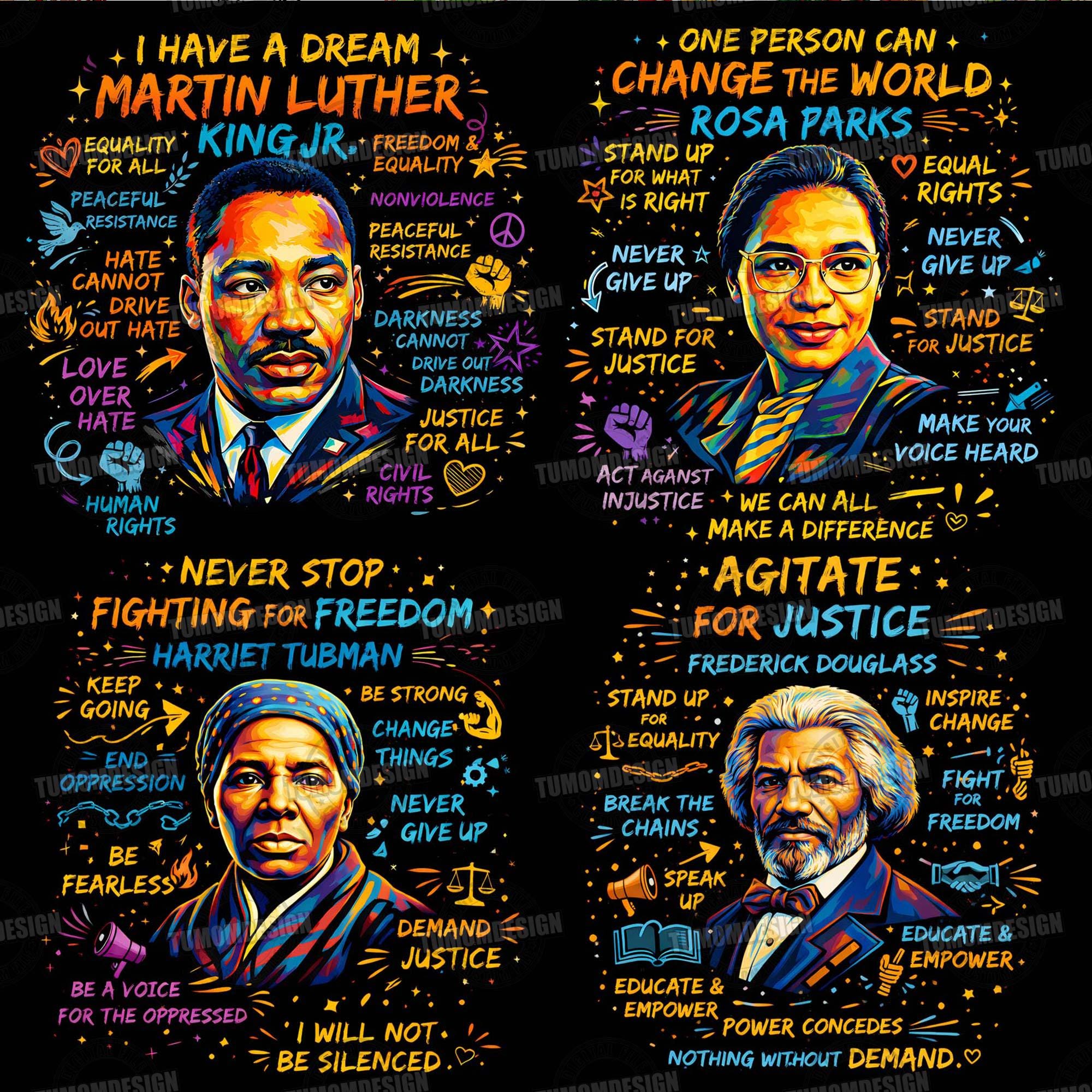 Civil Rights Leader PNG, I Have a Dream Png, Black History Month Png ...