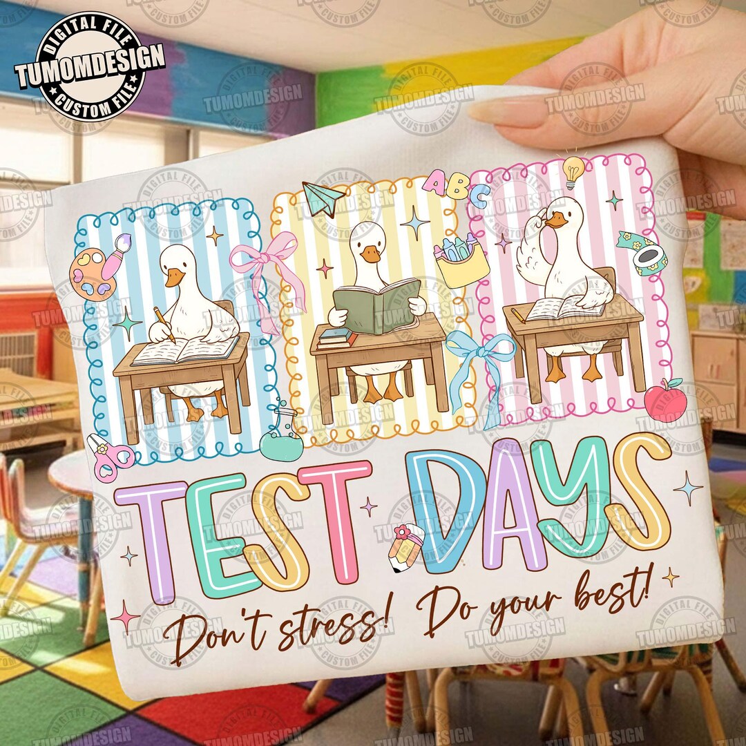 Test Day Png, Don't Stress Do Your Best, Testing Day Png, Rock the Test ...