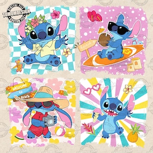 Retro Summer Blue Monster Cartoon Character Png, Funny Summer Blue Alien Png, Trendy Vintage Summer, Bruh It's Summer Png, Sublimation File