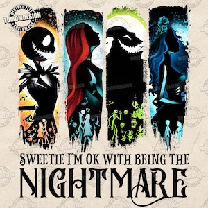 Halloween Nightmare Lovers Png, Halloween Nightmare Movies Png, Spooky Season Png, Trick Or Treat, Scary Halloween Png, Sublimation File