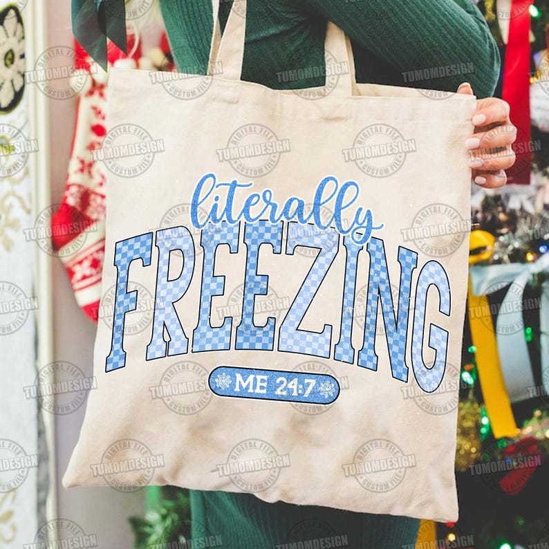 Retro Literally Freezing Png, Cozy Frozen Winter Png, Hello Winter Png ...