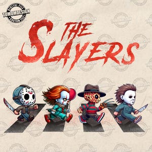 Scary Halloween Png, Horror Freund Png, The Slayer Horrorfilm Png, Movie Killer Png, Halloween Vibes, Retro Halloween, Sublimationsdatei