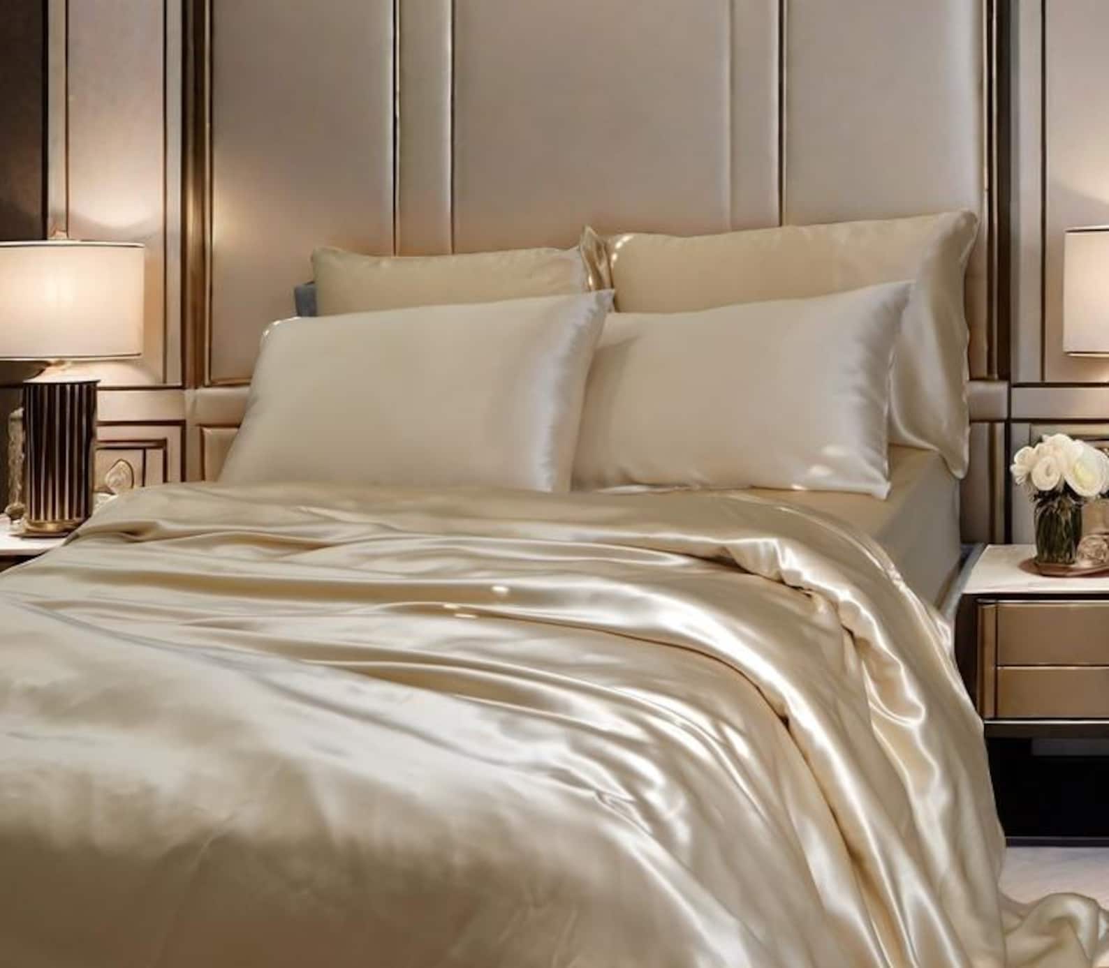 Grade 6A Mulberry Silk 30 Momme Customized Luxury Pure Silk Duvet Cover ...