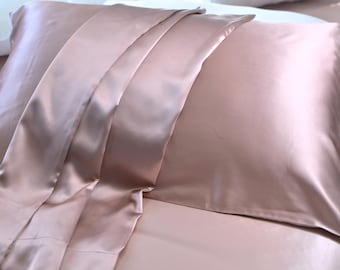 Luxury Mulberry Silk Pillowcase: Grade 6A 25 Momme