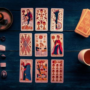 Marseille Tarot Reading. Detailed answer to your question, with a photo of the cards. Genuine and thorough. Includes one follow-up question