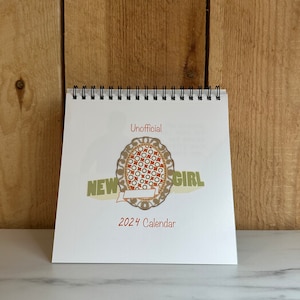 New Girl 2024 Desk Calendar | 2024 compact 6”x6” calendar | New Girl TV Show | New girl TV Show Calendar | New girl gift