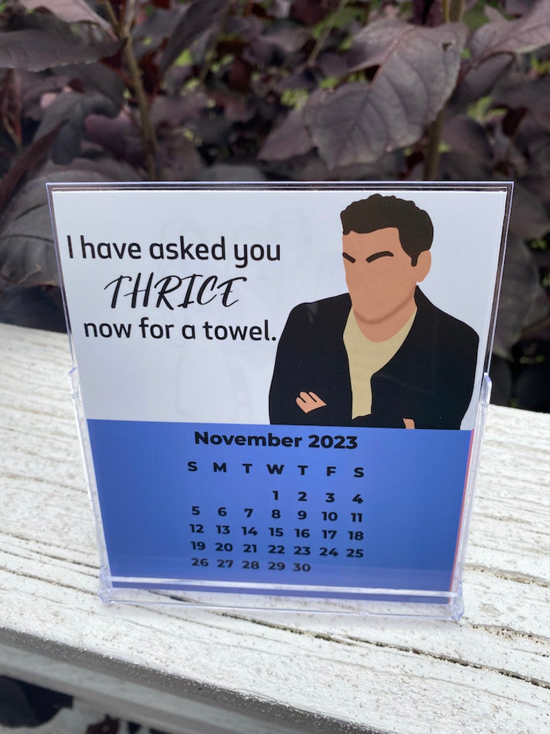 Schitt's Creek 2023 Desk Calendar CD Case Desk Calendar Etsy UK
