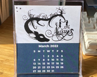 Wizard Calendar | Etsy