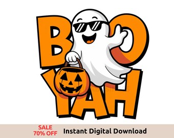 PNG divertido de Halloween, PNG de camiseta fantasma, Diseños PNG de Halloween, Camiseta de temporada espeluznante, Regalo para amantes de Halloween, Diseños de sublimación de Halloween, PNG