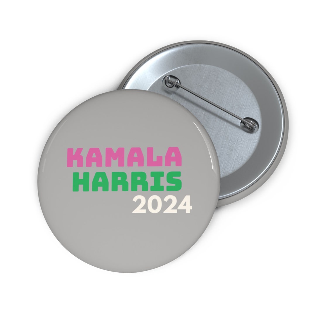 Kamala Harris 2024 Button Comma La Button I Kamala Harris for President ...