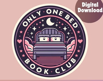 Only One Bed Book Club png, romance png, Book Tropes png, Librarian png, Bookish png, Book lover, Romance Reader, Book Club png, Reading png