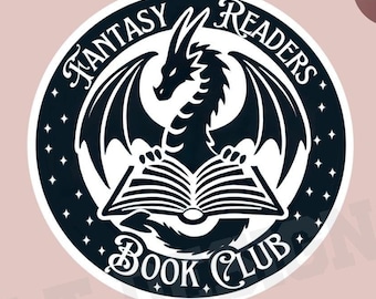 Fantasy book club png, book trope stamp, Romantasy png, fantasy png, bookclub png, Books png, bookish png, romance reader, reading png