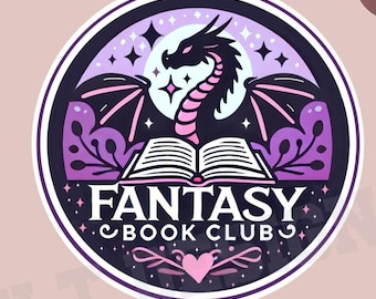 Fantasy book club png, book trope stamp, Romantasy png, fantasy png, bookclub png, Books png, bookish png, romance reader, reading png